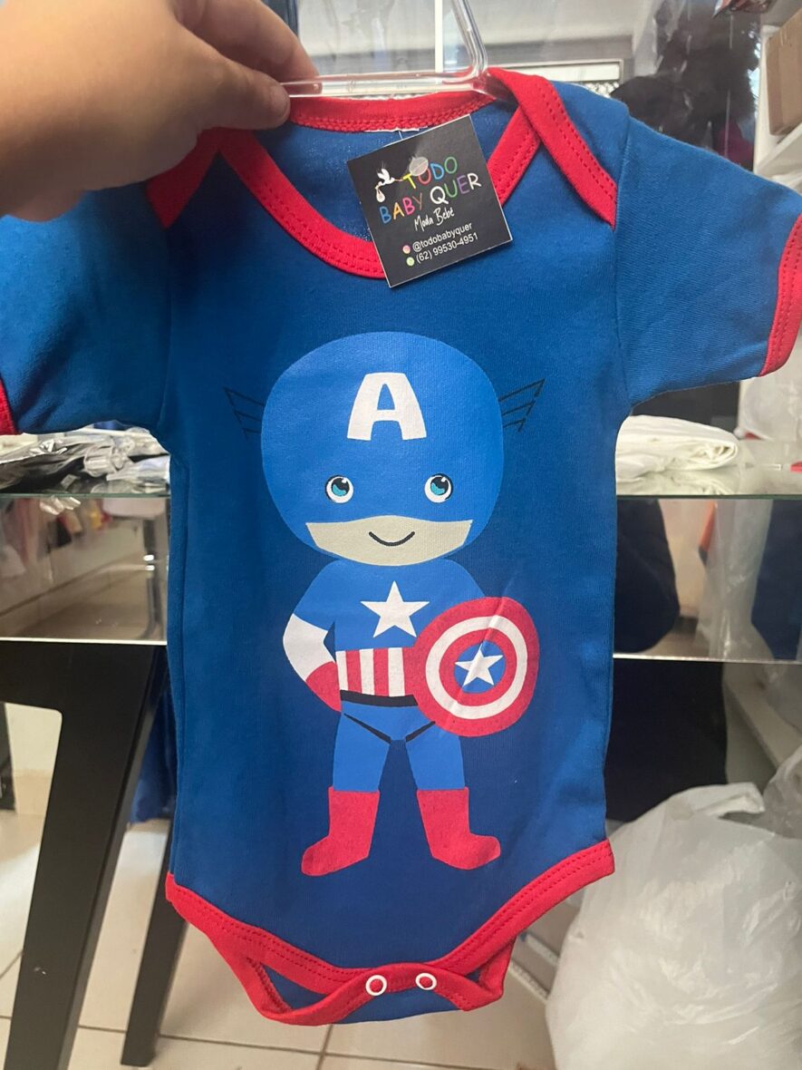 Body capitao america rosto