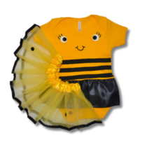 Saia de tule de abelhinha
