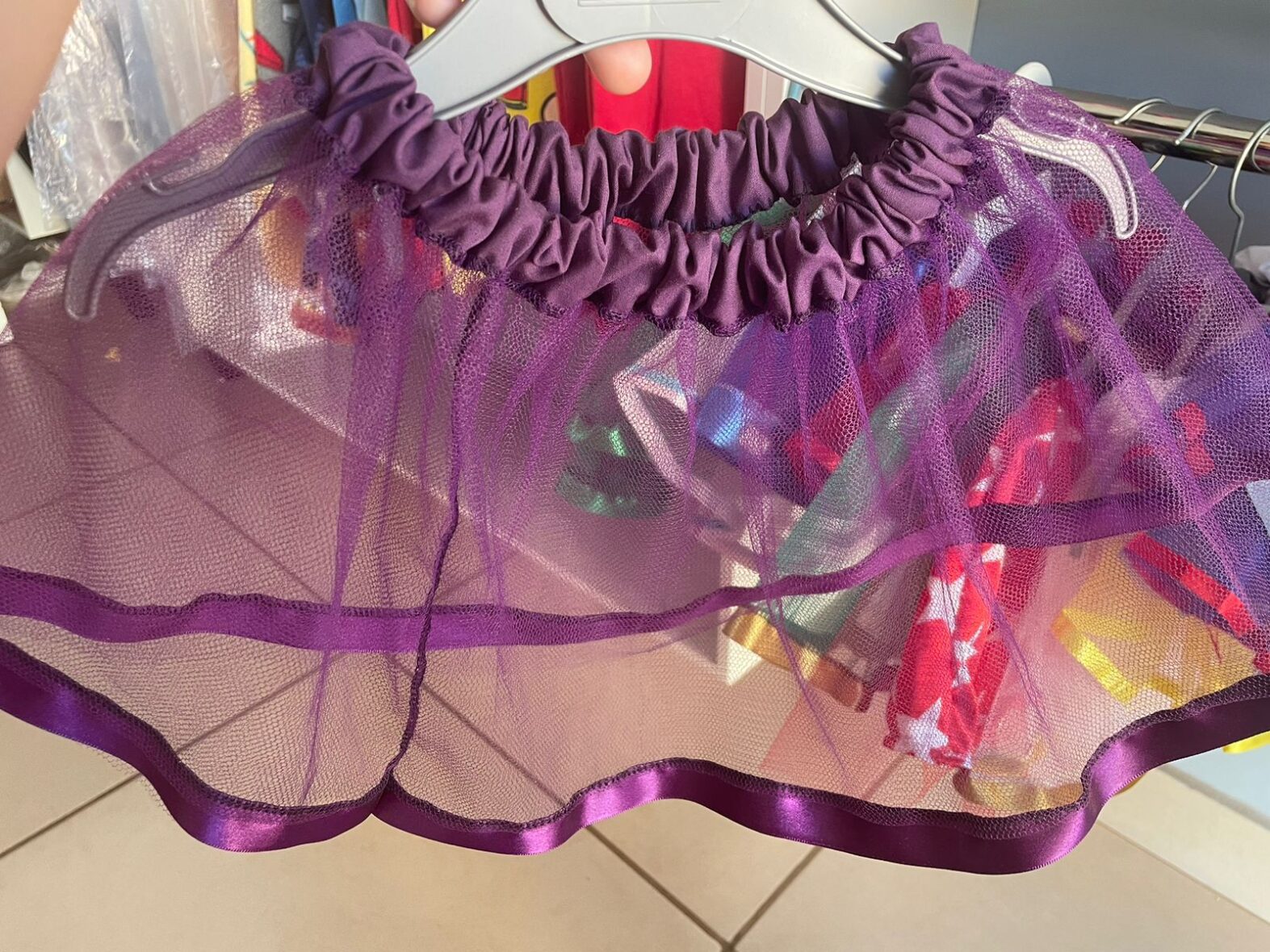 Saia de tule